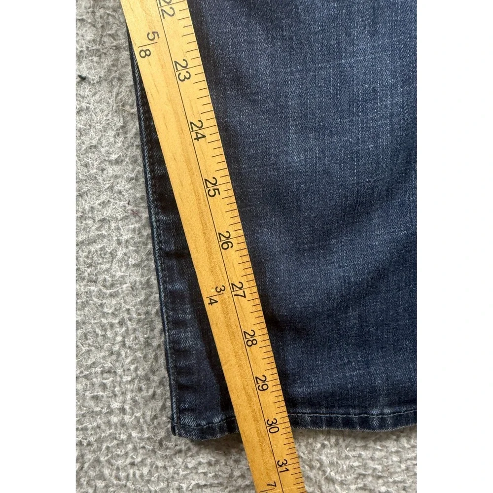 Lucky Brand Heritage Slim Dark Wash Denim Blue Jeans Mens 34 x 30 Stretch